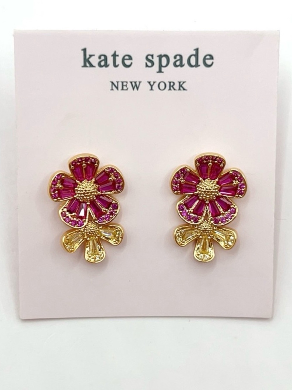 KATE SPADE NEW YORK ♠️ FLURETTE MULTI DOUBLE STUD EARRINGS 🌼 - Picture 6 of 9